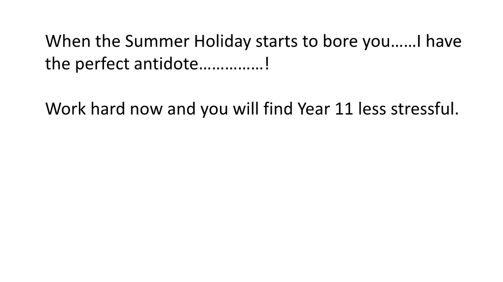 10.2 EMC Cohort 2020 Y10 Summer Holiday HW