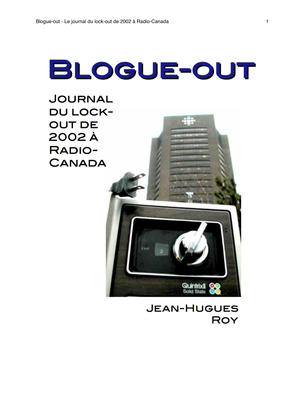 Blogue-Out 2002