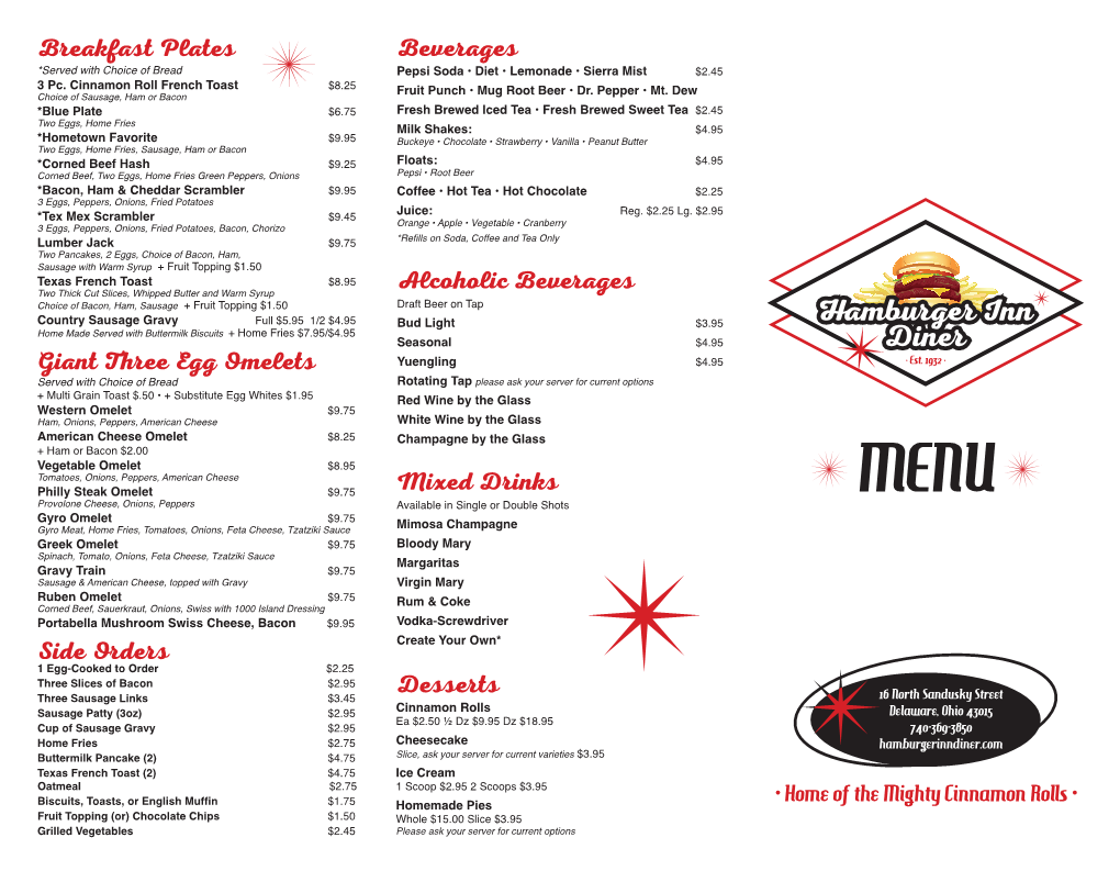 Full Menu (In PDF)