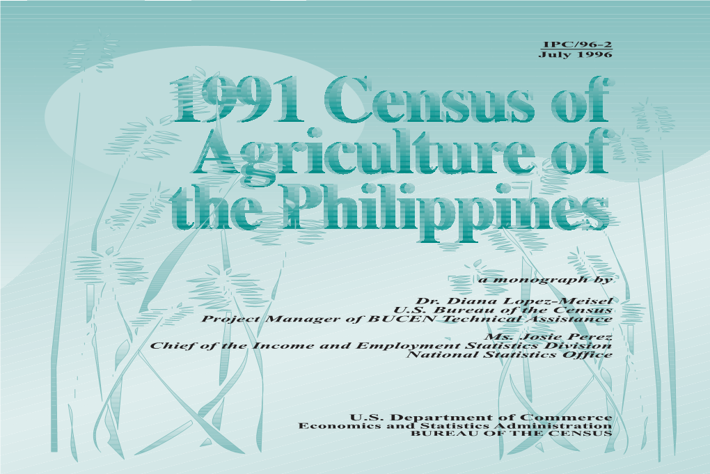 1991 Census of Agriculture of the Philippines