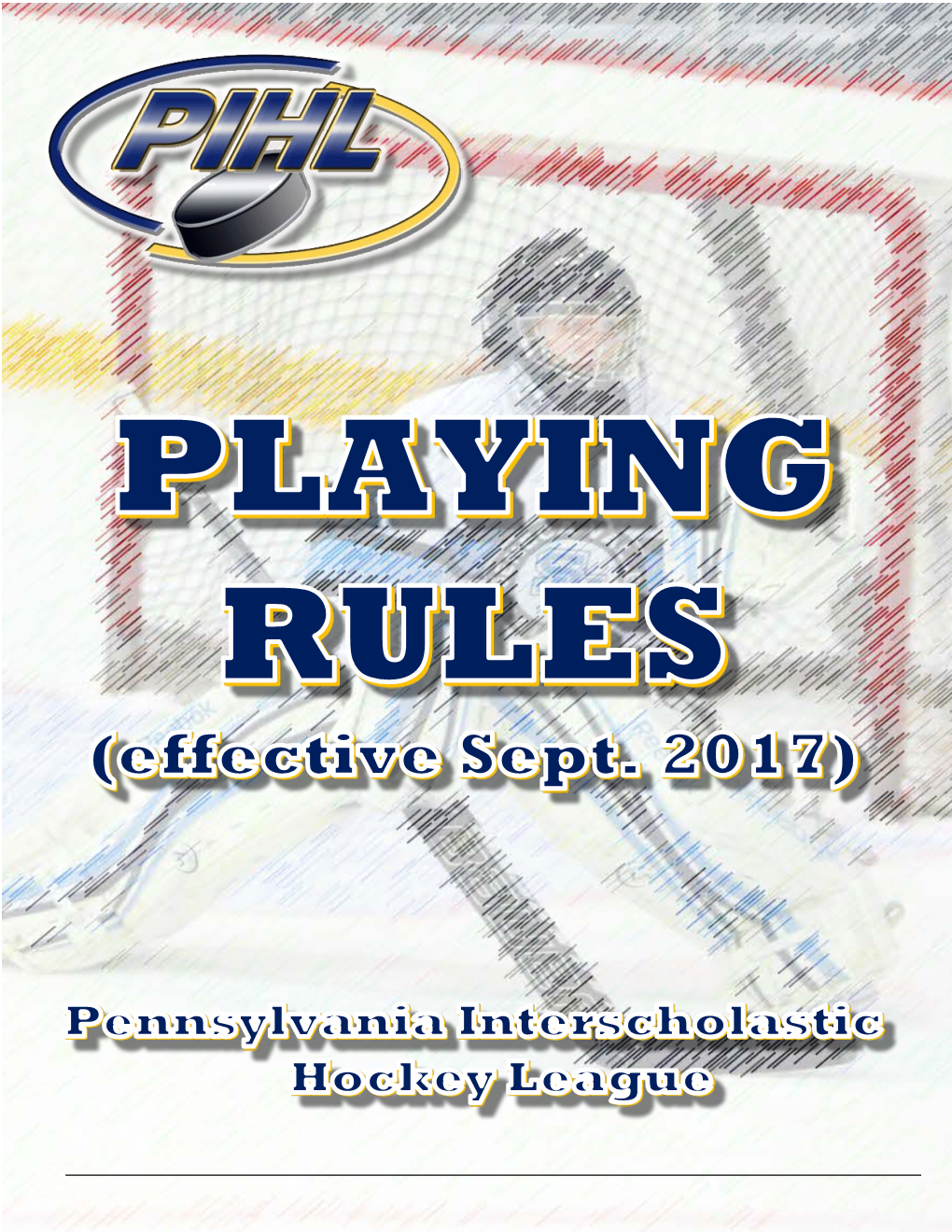 PIHL Rule Book