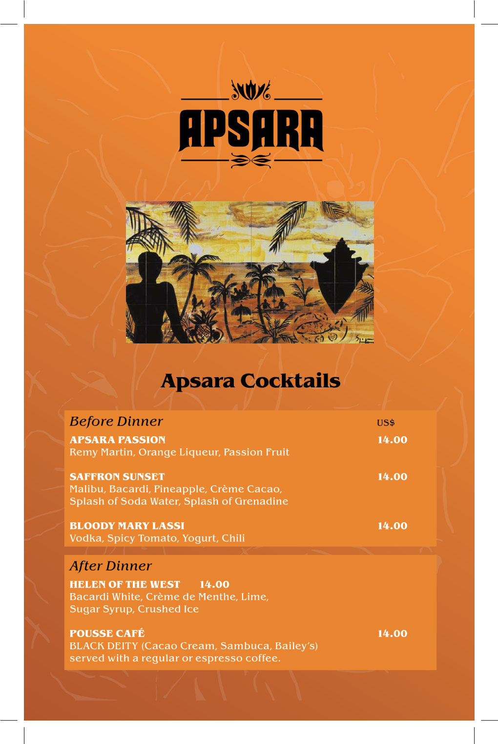 Apsara Cocktails