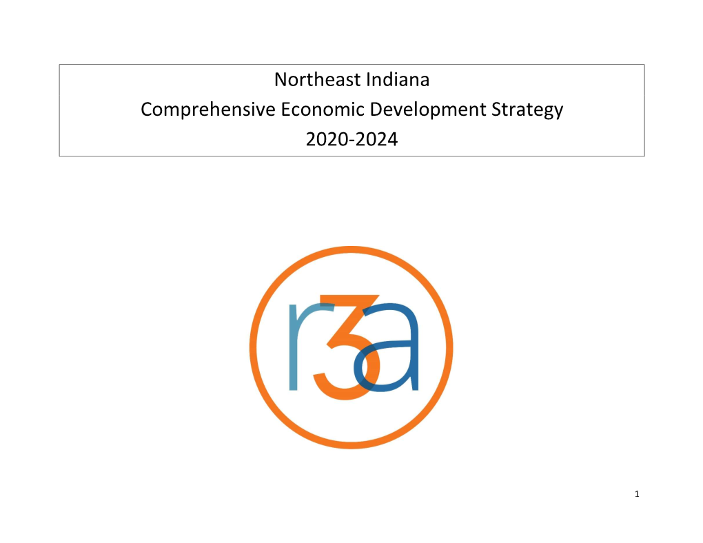 Northeast Indiana Comprehensive Economic Development Strategy 2020-2024