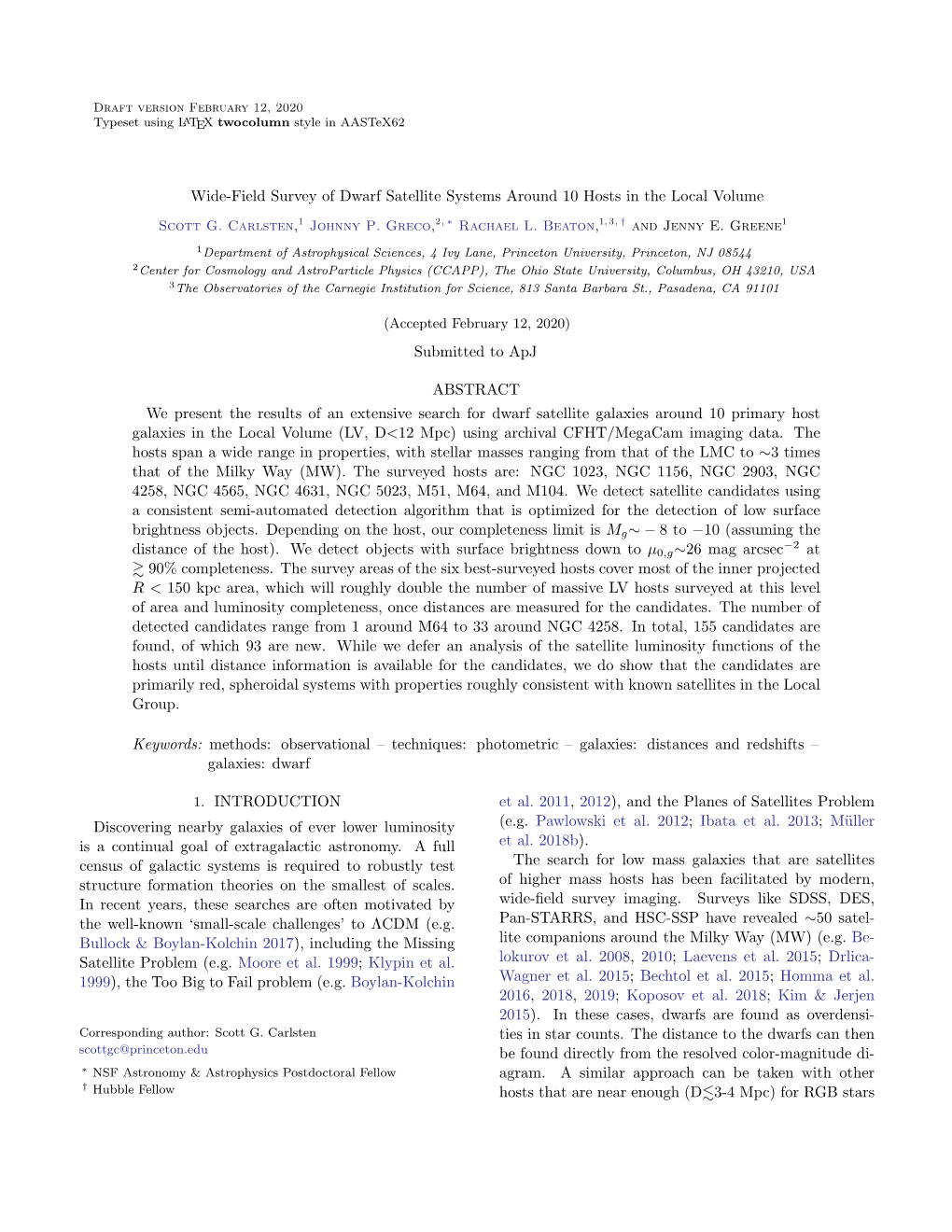 Wide-Field Survey of Dwarf Satellite Systems Around 10 Hosts in the Local Volume