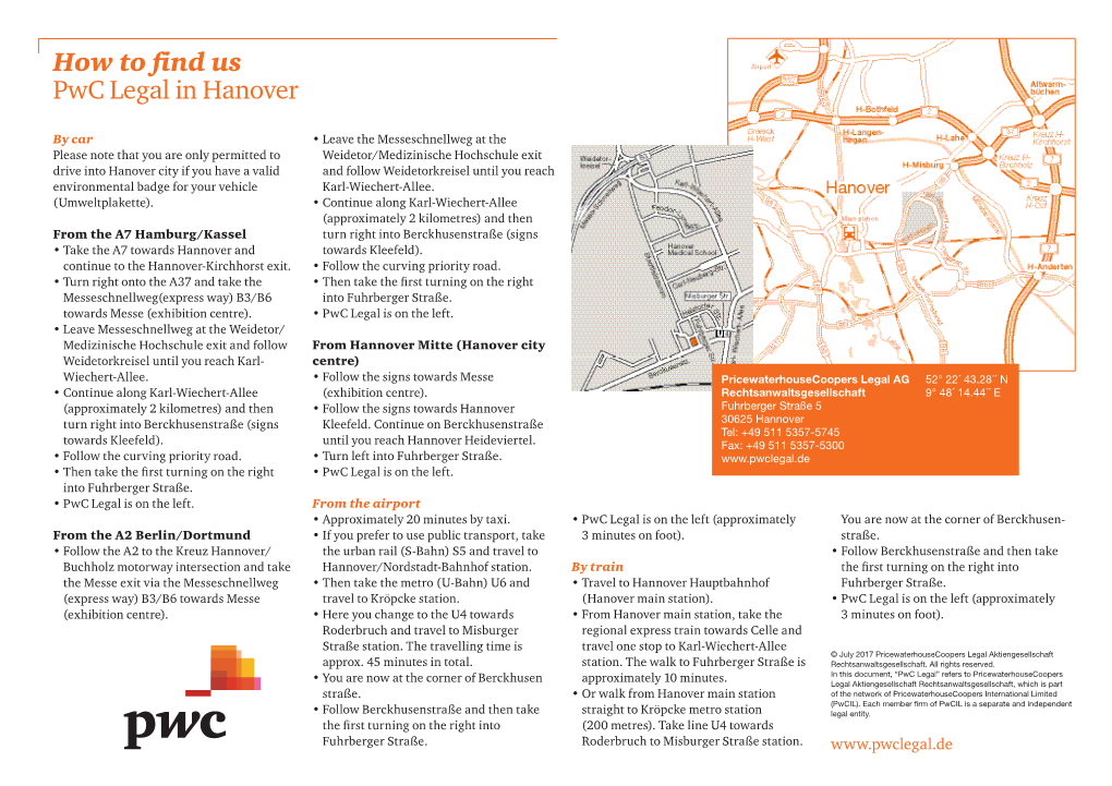 How to Find Us Pwc Legal in Hanover