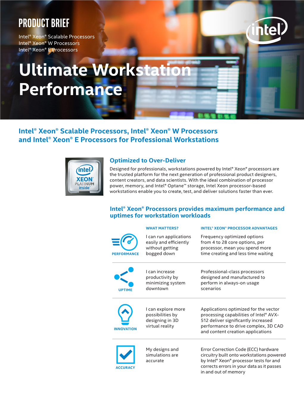 Ultimate Workstation Performance with Intel® Xeon® Processors