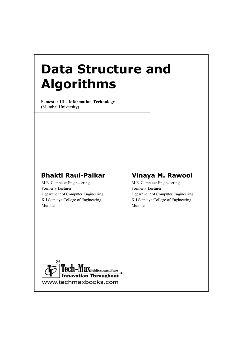 Data Structure and Algorithms