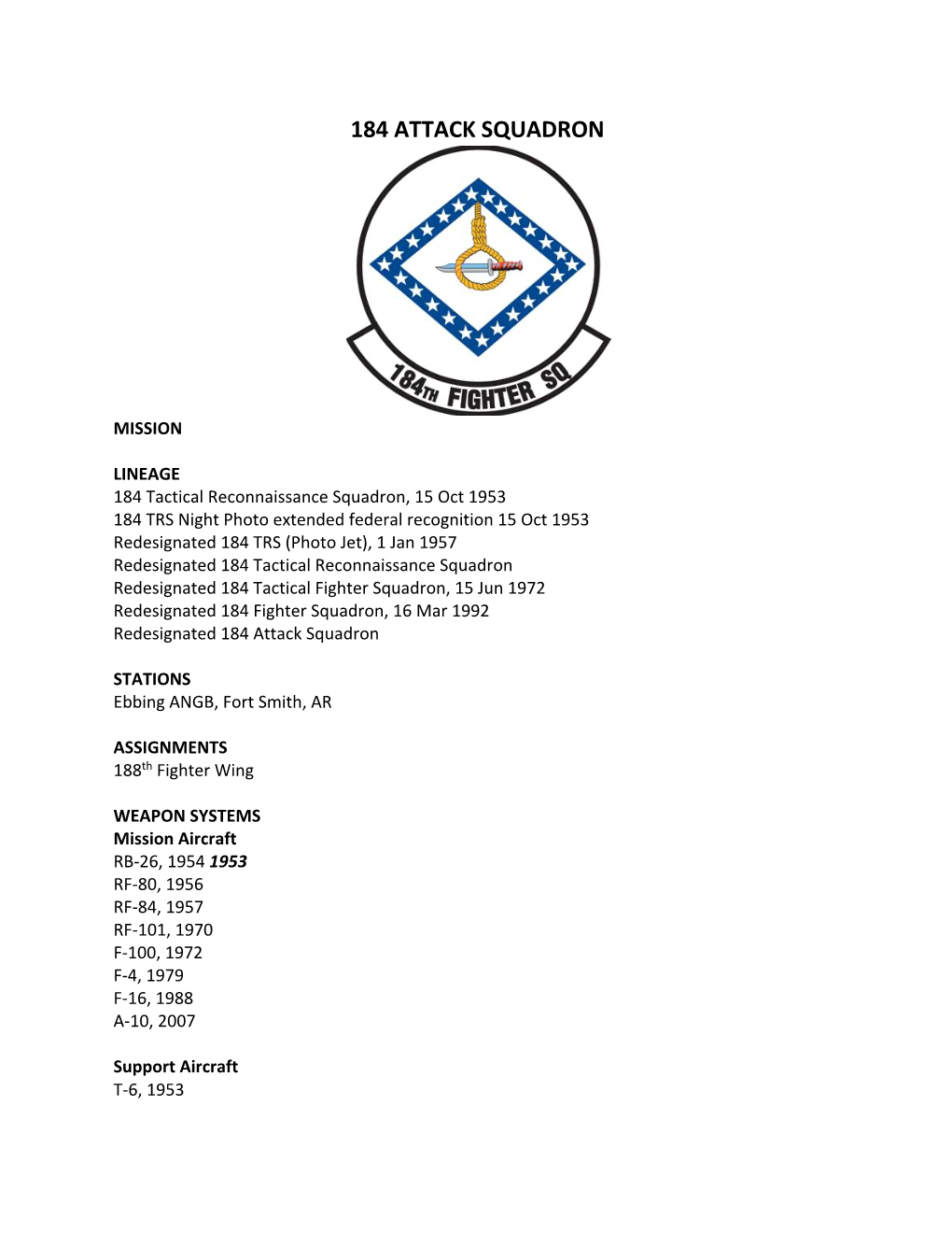 184 Attack Squadron