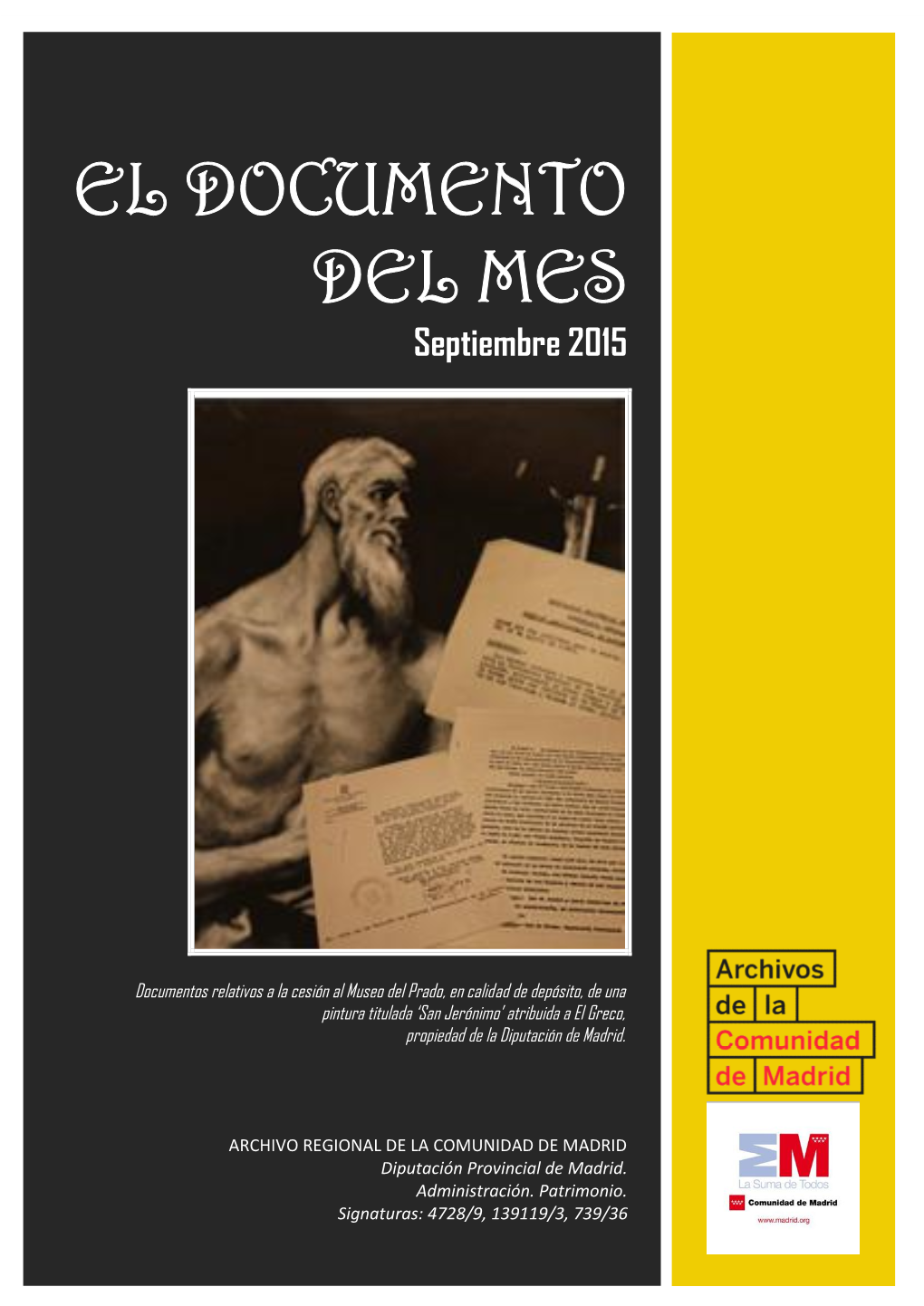 Folleto Del 'Documento Del Mes'