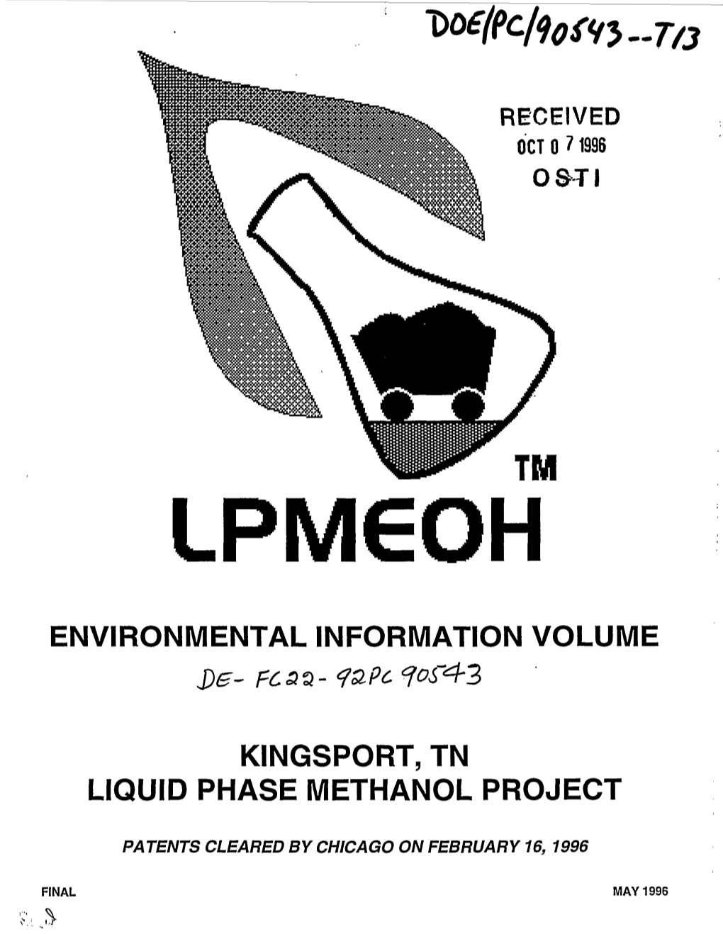 Environmental Information Volume Kingsport, Tn Liquid