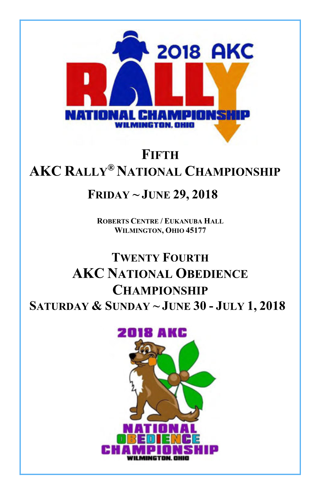 Akc Rally® National Championship