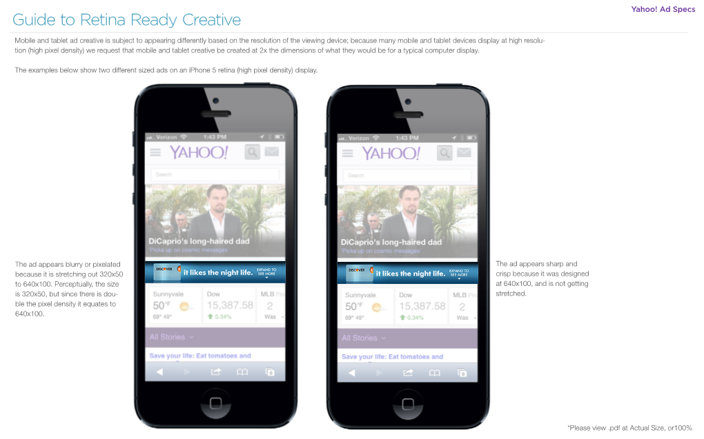 Guide to Retina Ready Creative