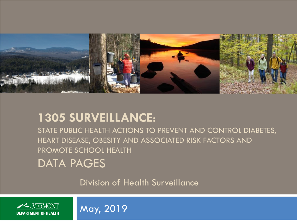 Chronic Disease Surveillance Data Pages