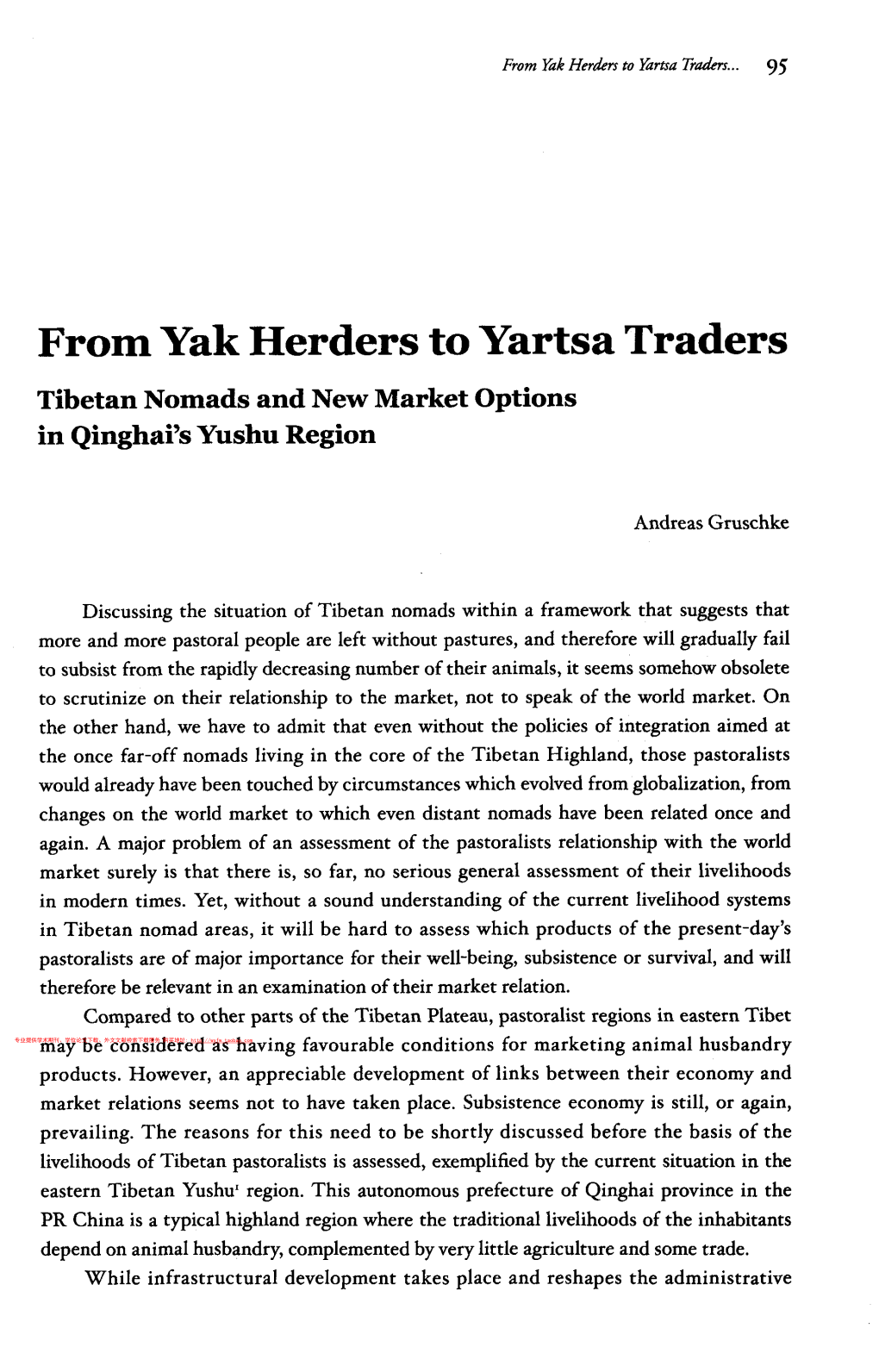 From K Herders to Rtsa Traders