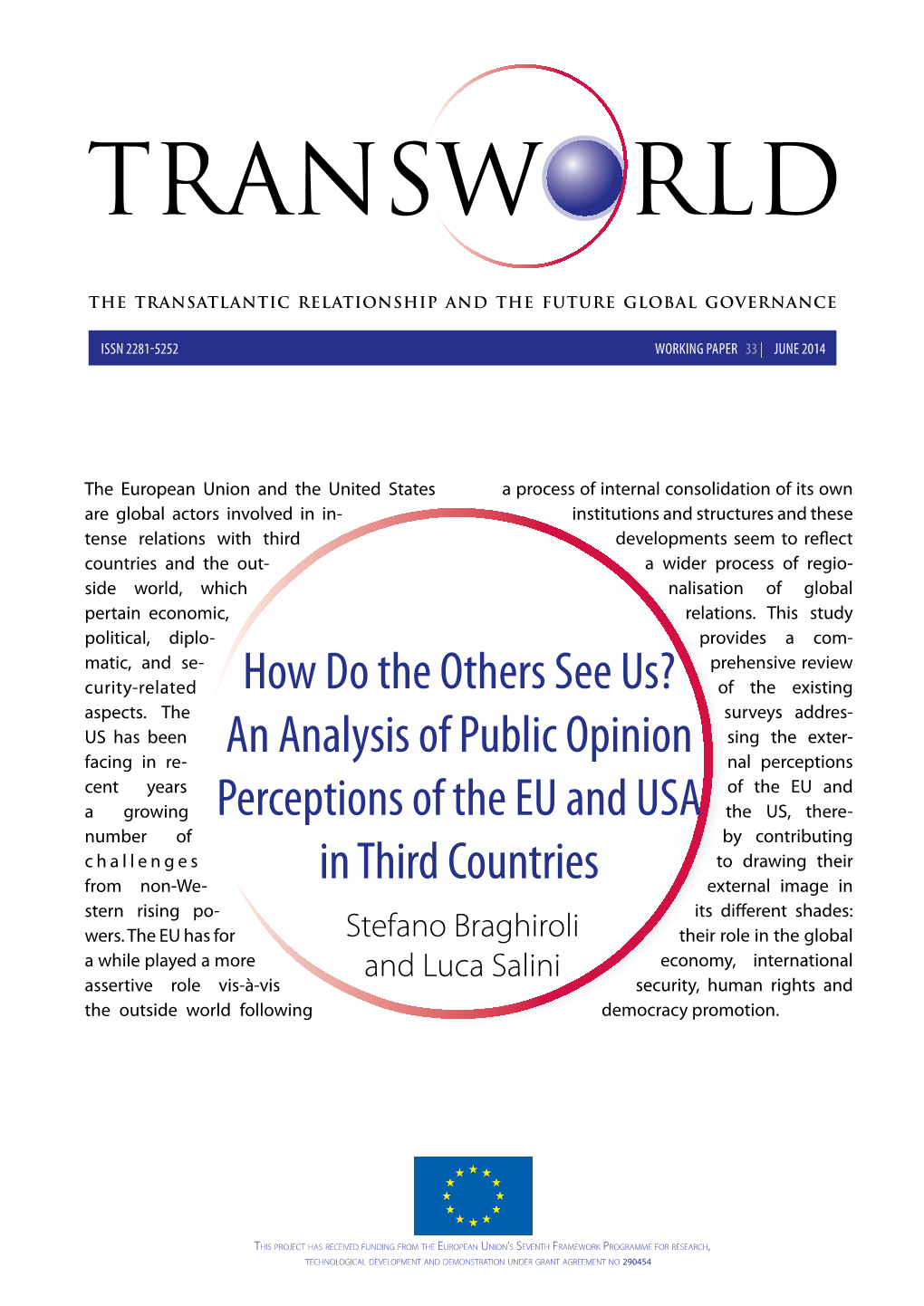 An Analysis of Public Opinion Perceptions of the EU and USA in Third Countries