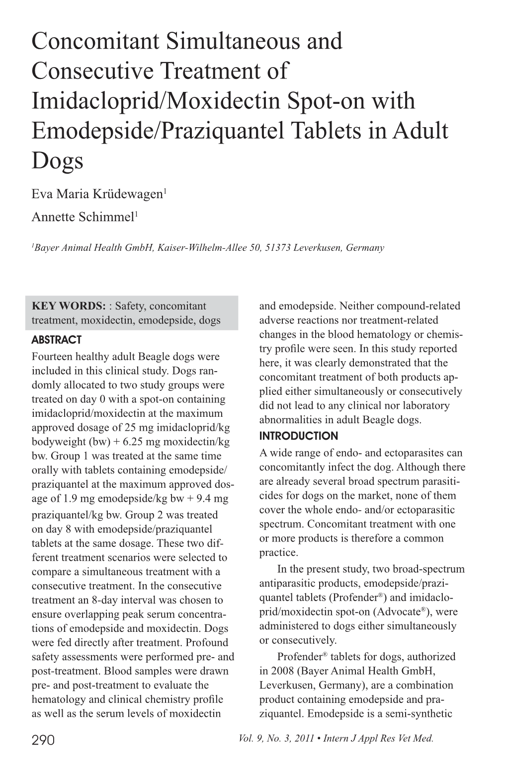 Concomitant Simultaneous and Consecutive Treatment Of