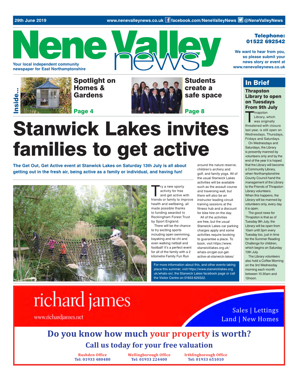 Stanwick Lakes Invites Families to Get Active