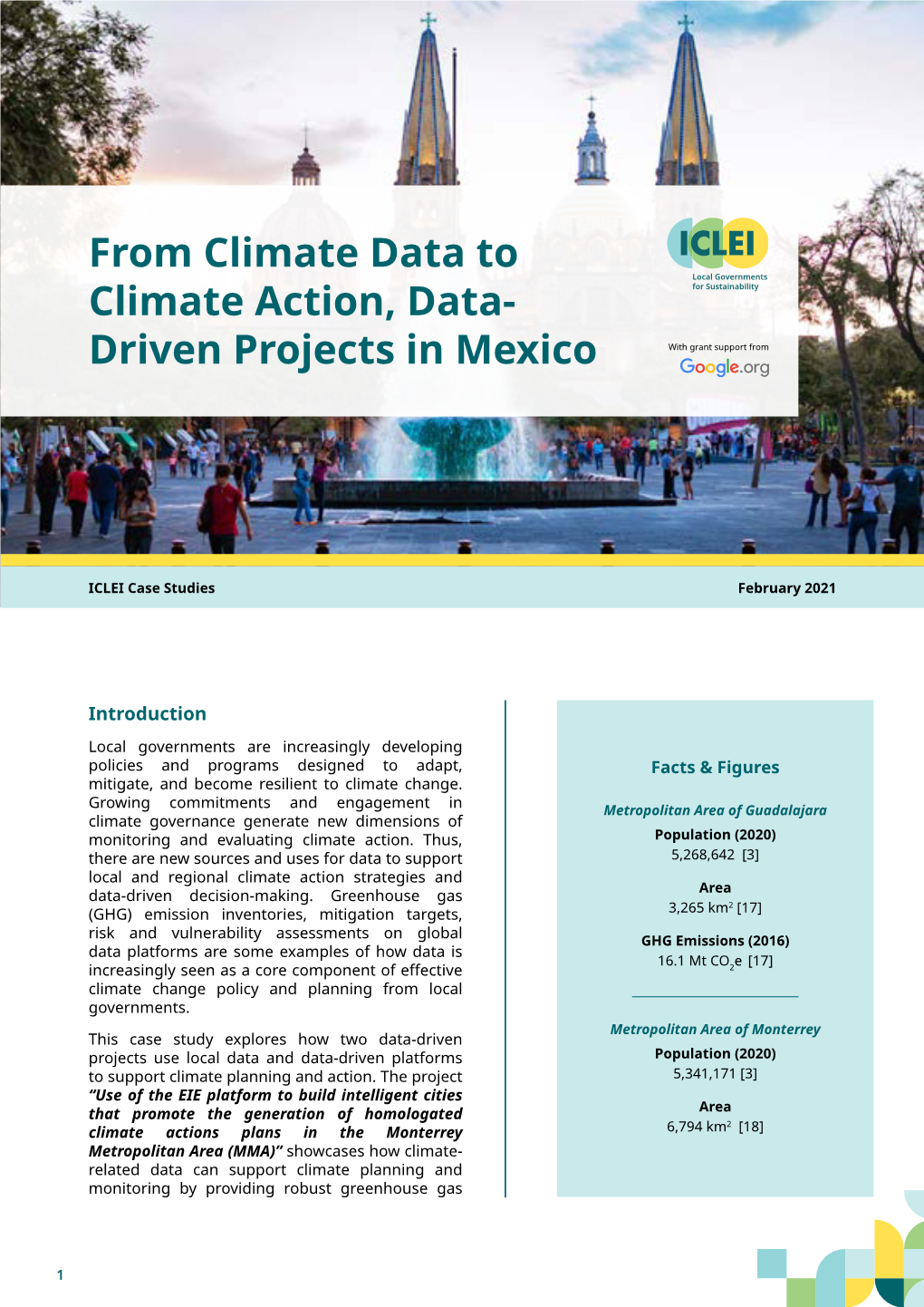 From Climate Data to Climate Action, Data- Driven Projects in Mexico with Grant Support From