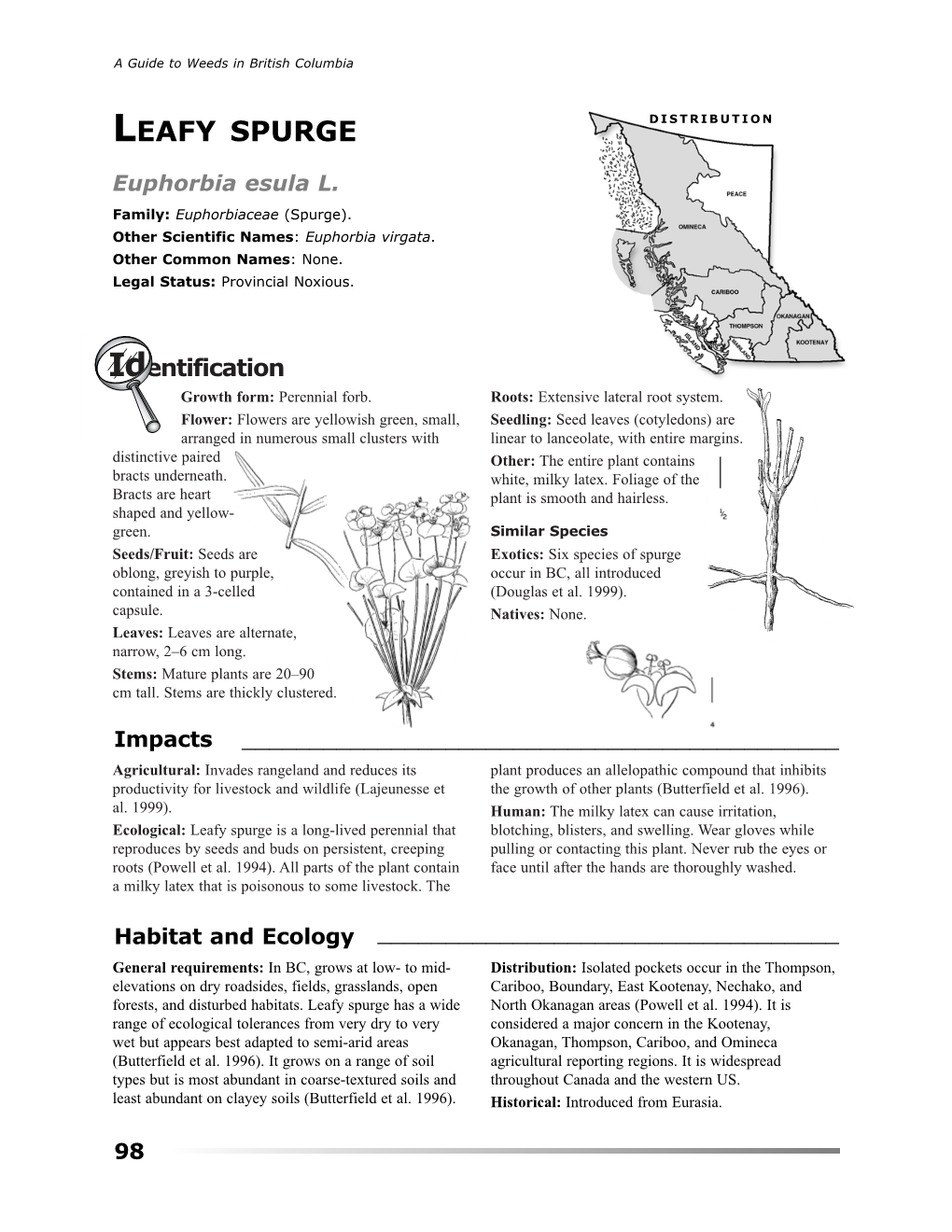 Leafy Spurge Distribution