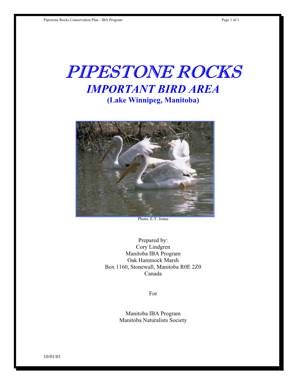 MB012 Pipestone Rocks (Lake Winnipeg)