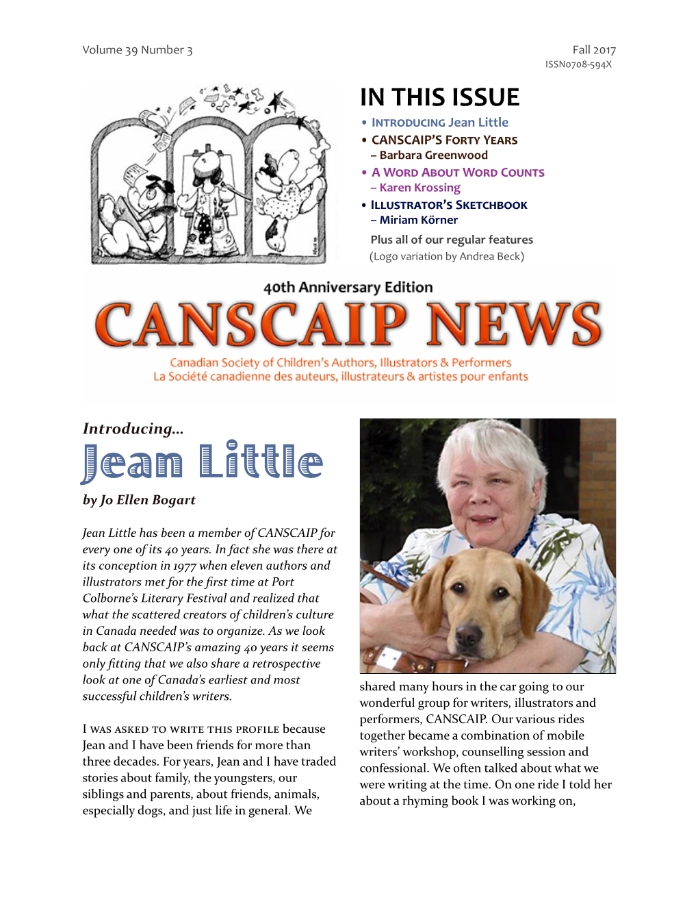 CANSCAIP News Fall 2017 V1.2