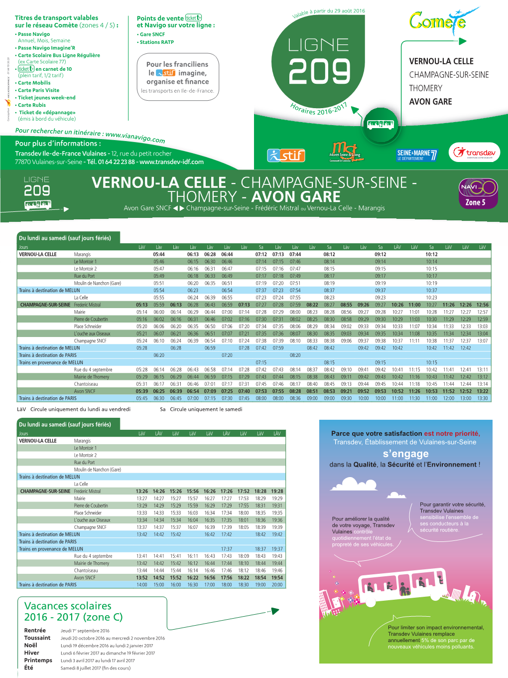 CHAMPAGNE-SUR-SEINE • Carte Mobilis Organise Et Finance • Carte Paris Visite Les Transports En Ile-De-France