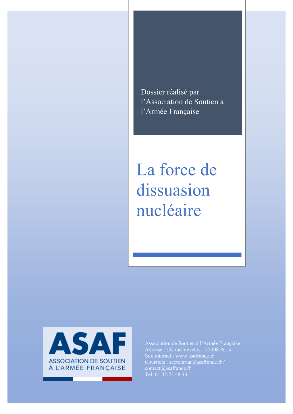 La Force De Dissuasion Nucléaire