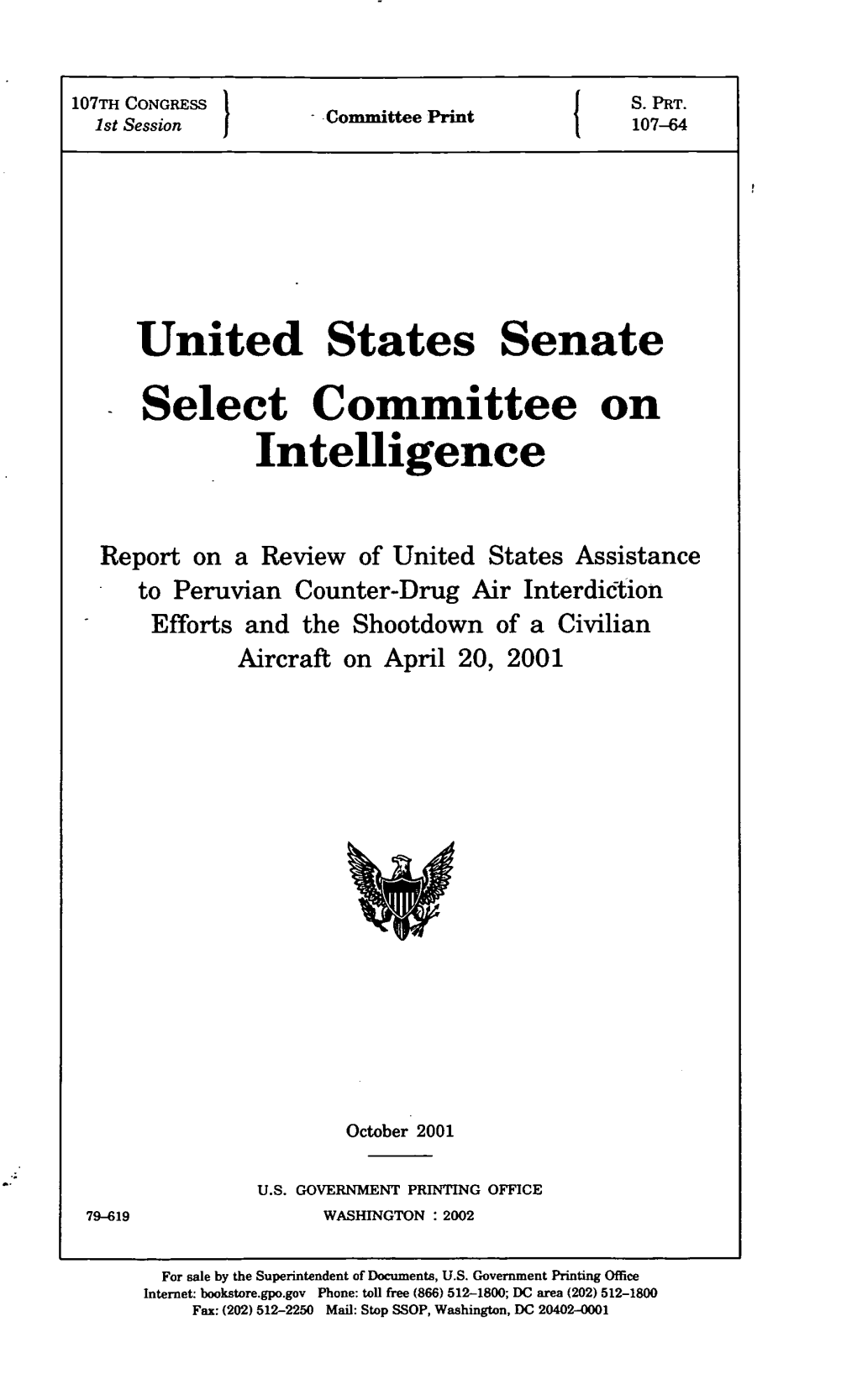 United States Senate Select Committee on Intelligence