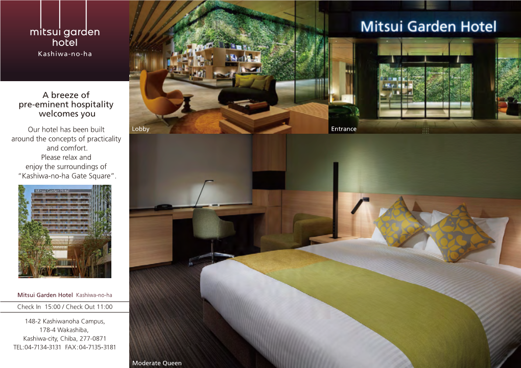 Mitsui Garden Hotel Kashiwa-No-Ha