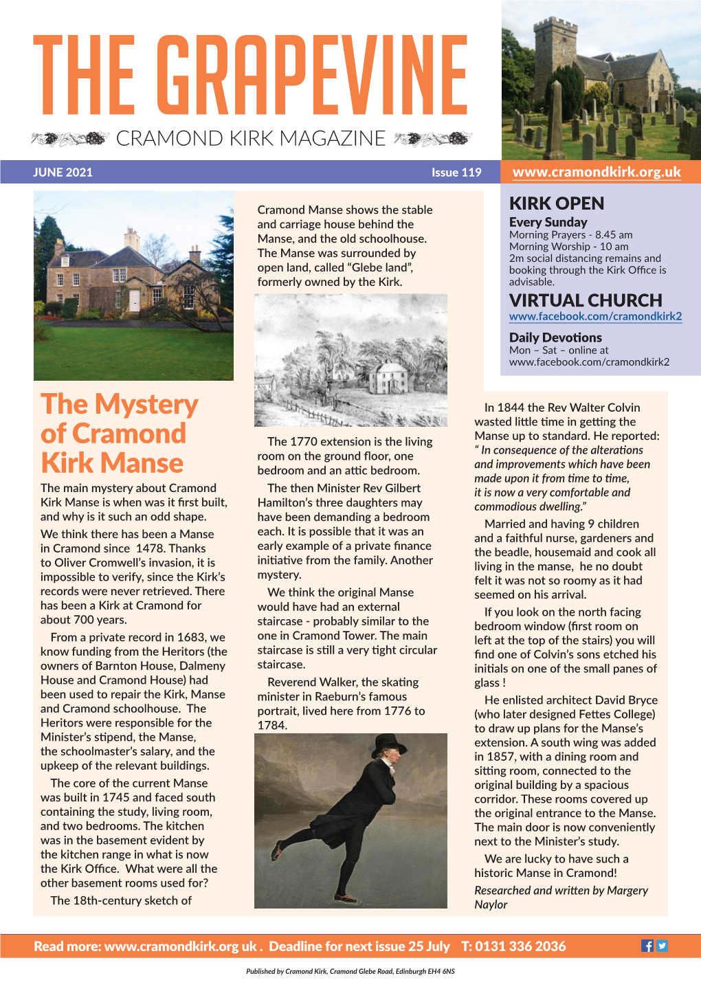 The Mystery of Cramond Kirk Manse