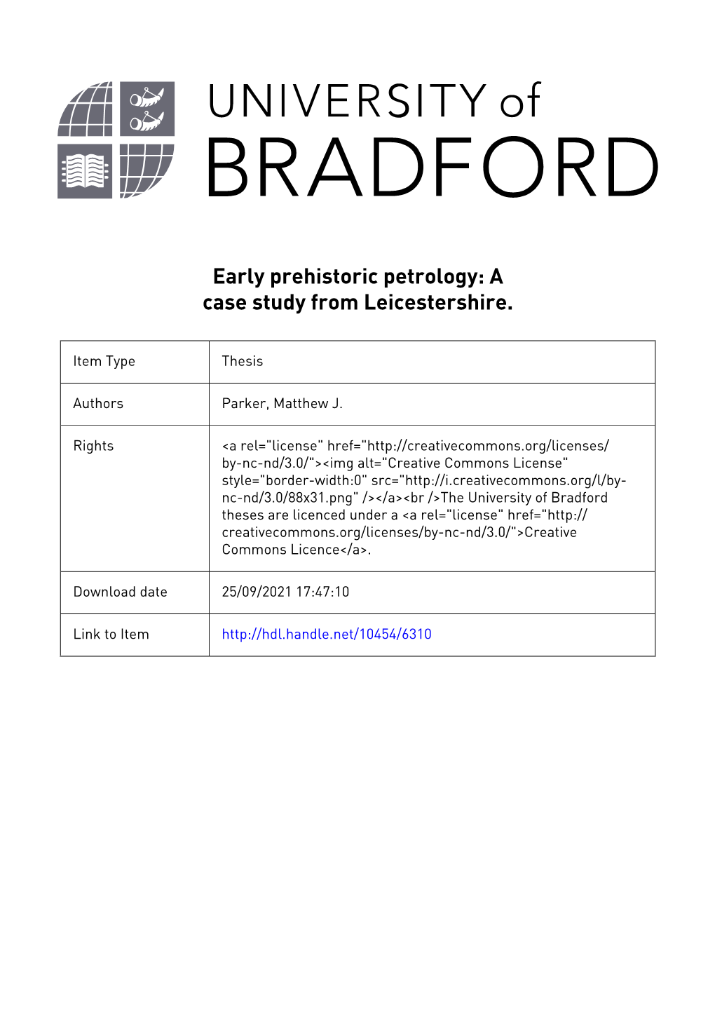 3. Neolithic and Early Bronze Age Leicestershire