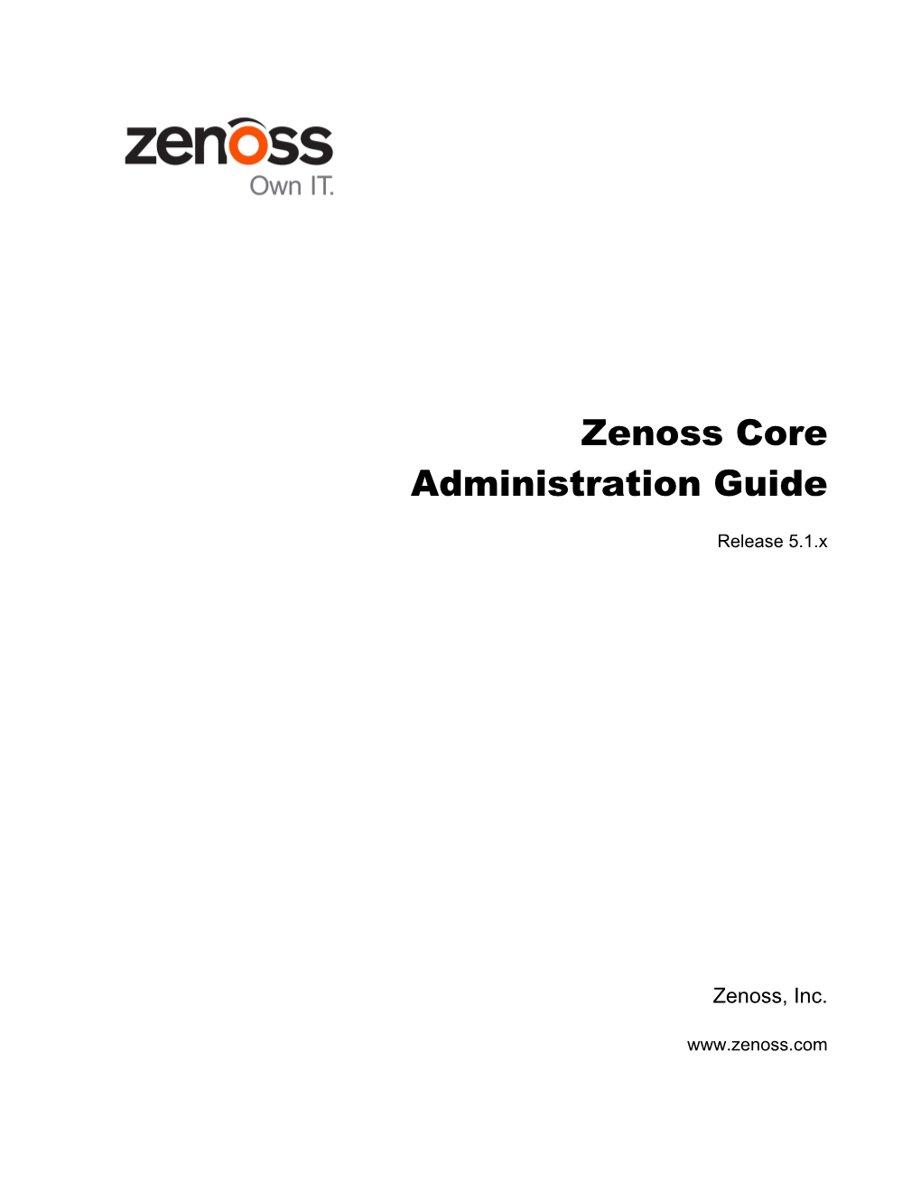 Zenoss Core Administration Guide