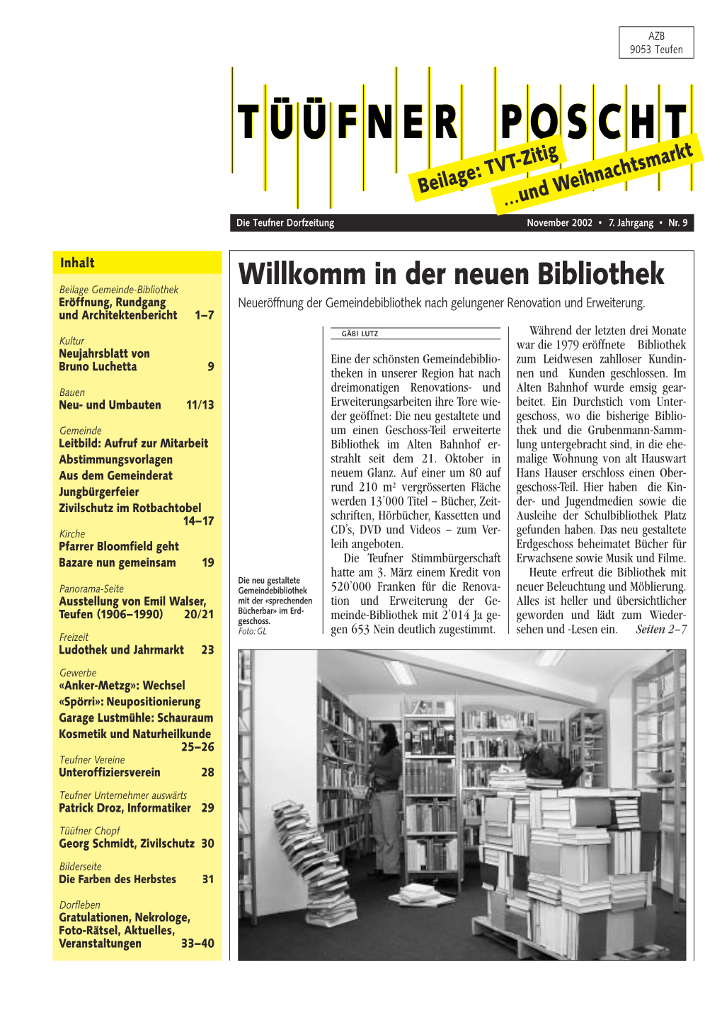 Tüüfner Poscht Ausgabe 09 / 2002