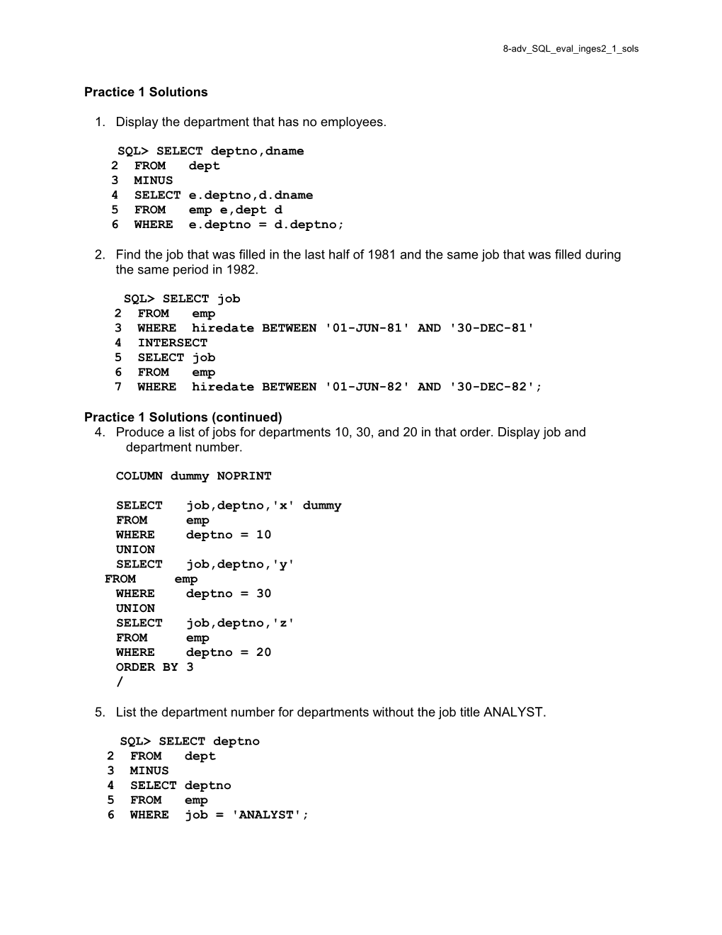 8-Adv SQL Eval Inges2 1 Sols