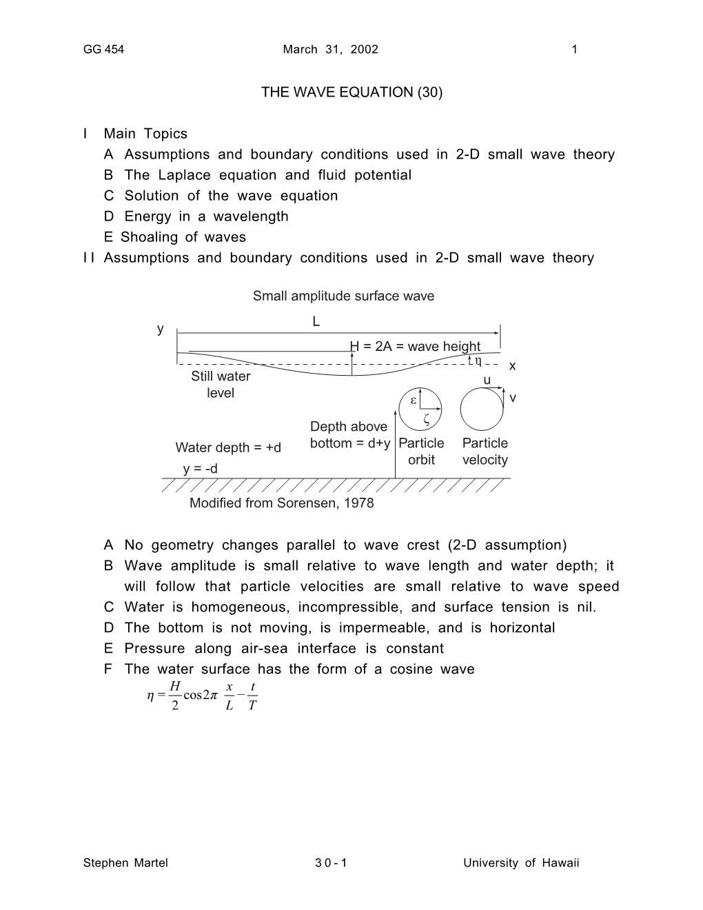 The Wave Equation (30)