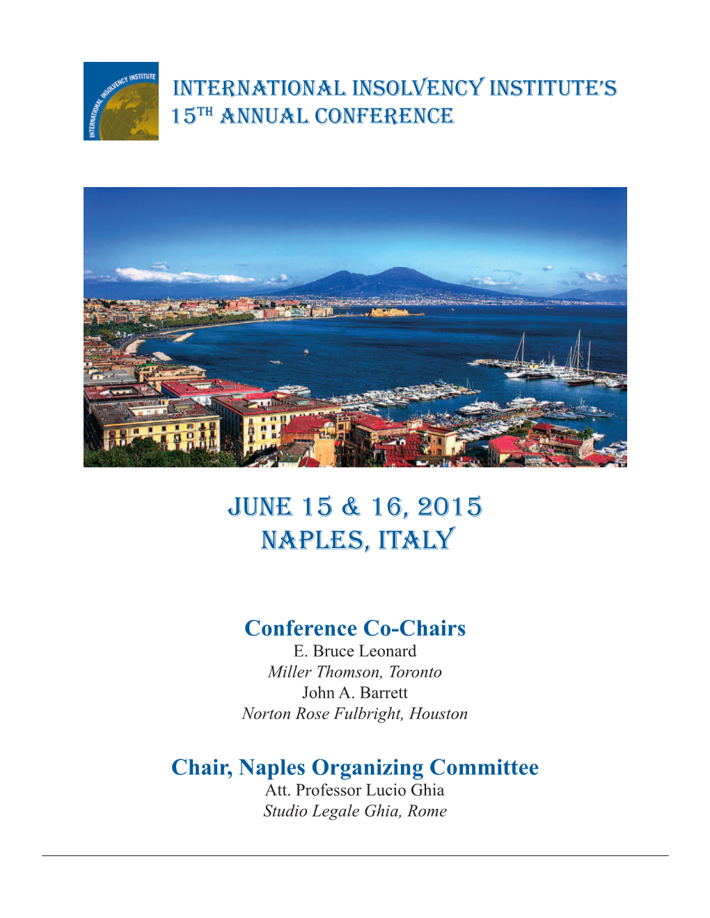 15Th Annual Conference Brochure