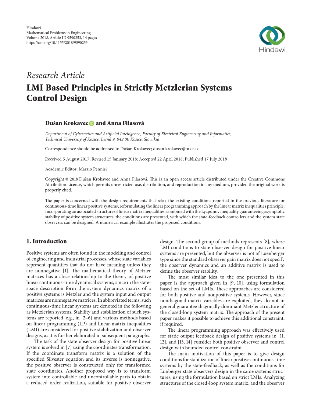 LMI Based Principles in Strictly Metzlerian Systems Control Design