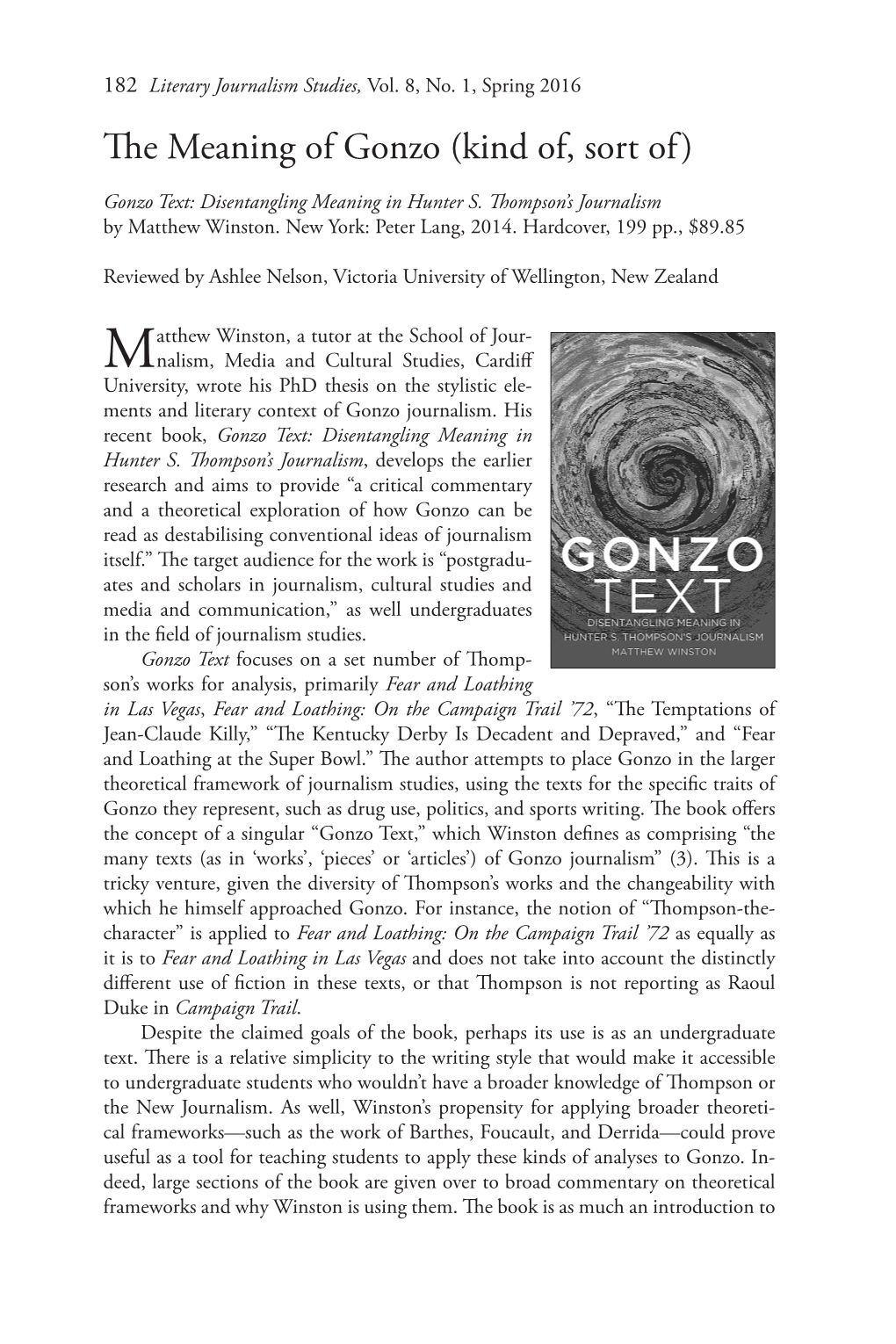 The Meaning of Gonzo (Kind Of, Sort Of)