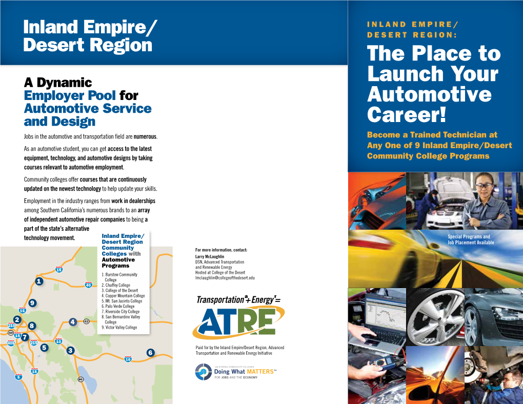 The Place to Launch Your Automotive Career!