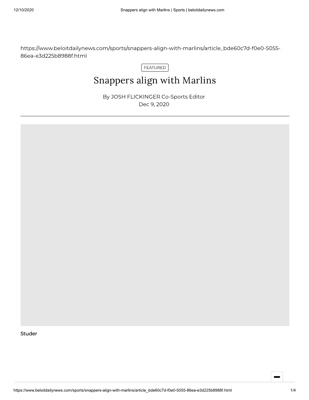 12-09-20-BDN-Snappers Align with Marlins