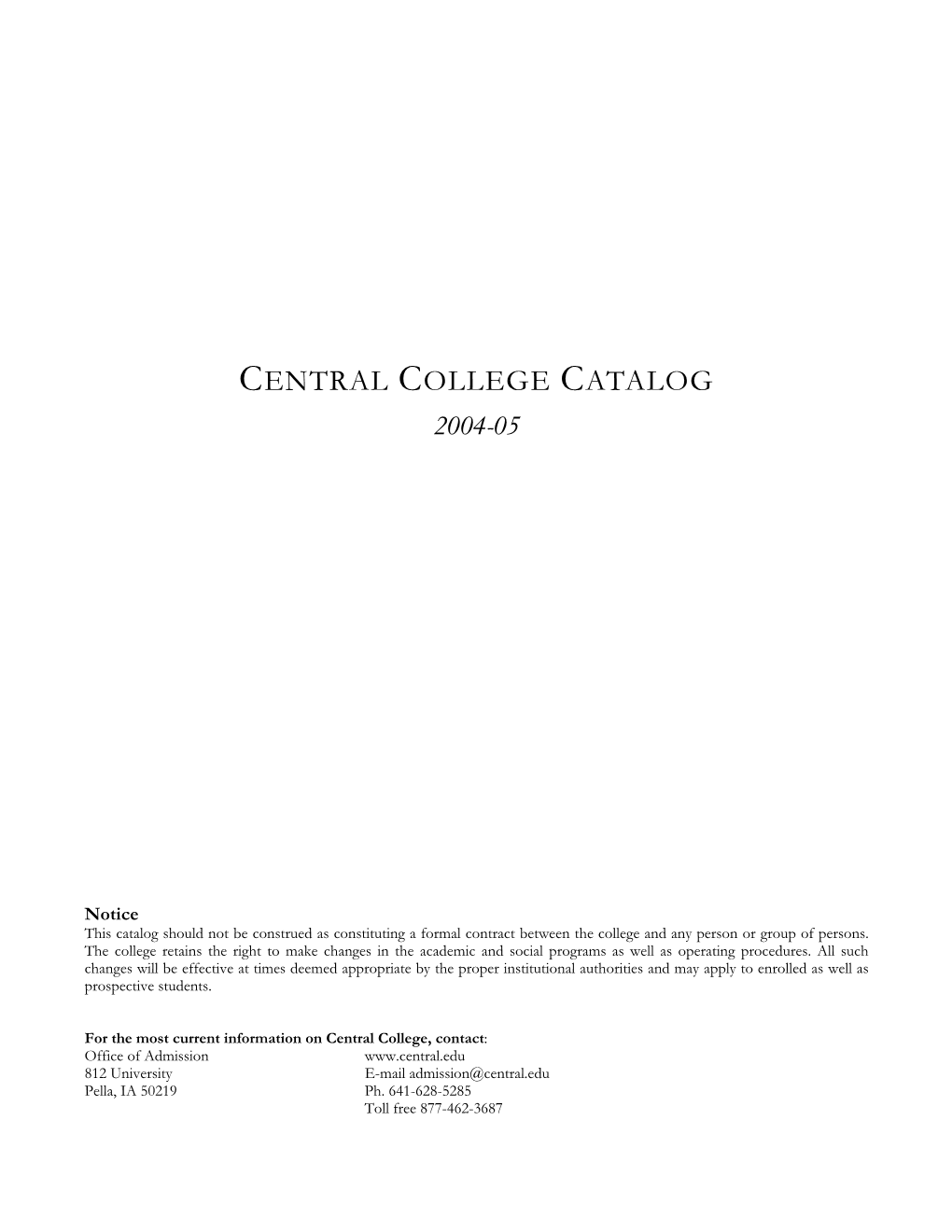 2004-2005 Catalog