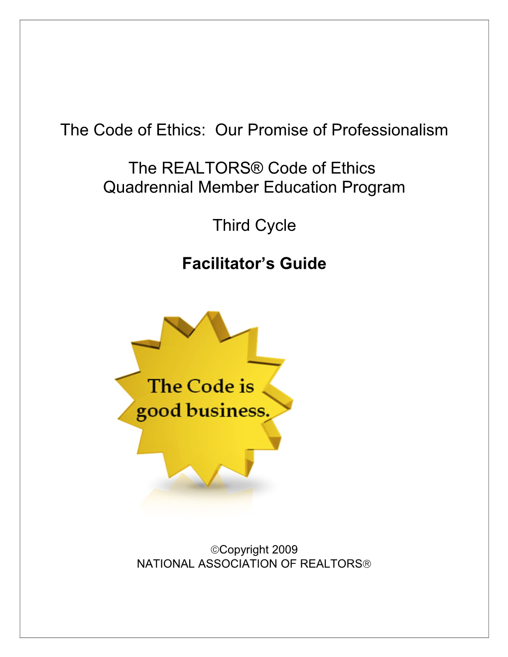 The Real World Code of Ethics: Practices and Dilemmas s2