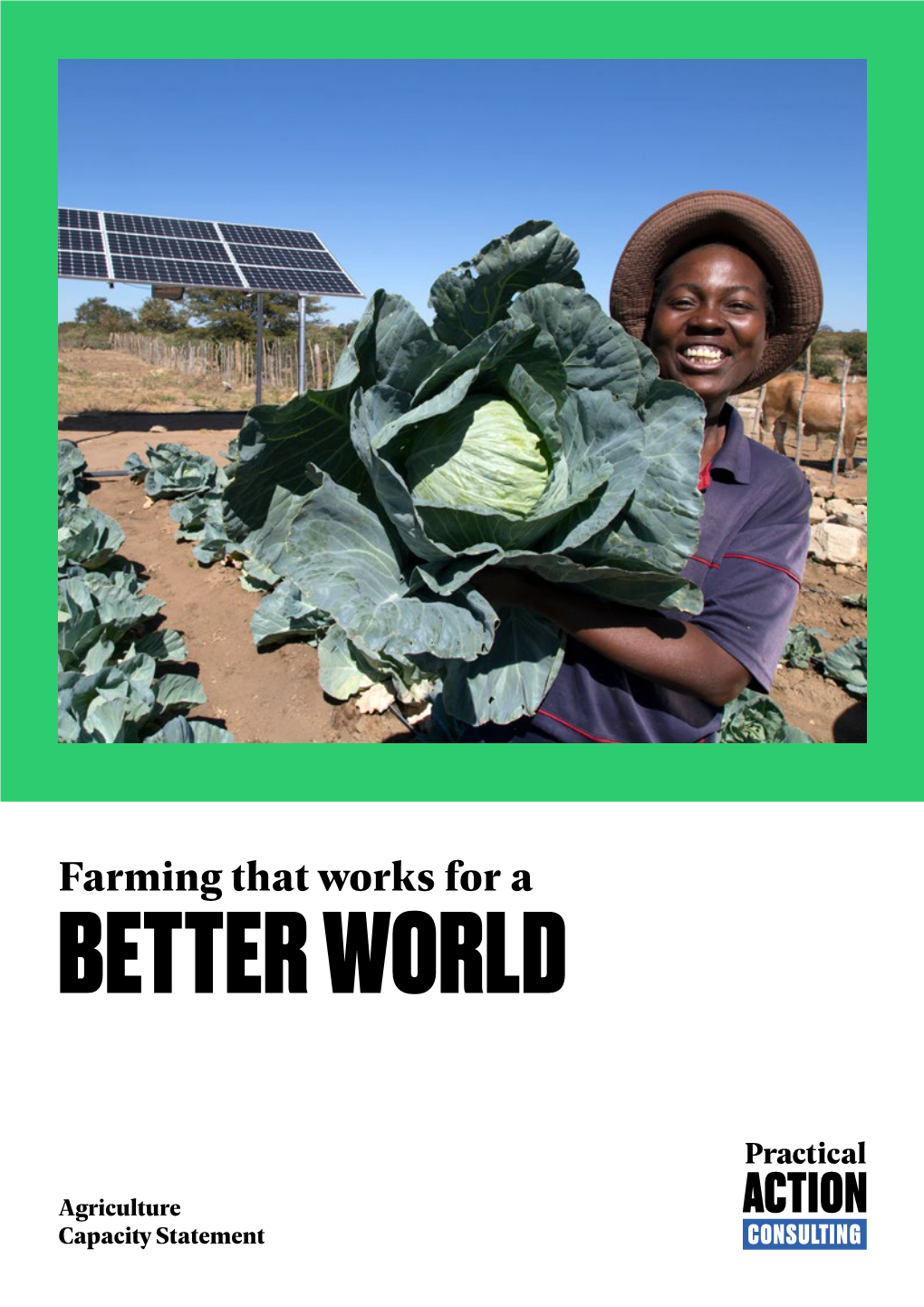 Farming That Works for a BETTER WORLD