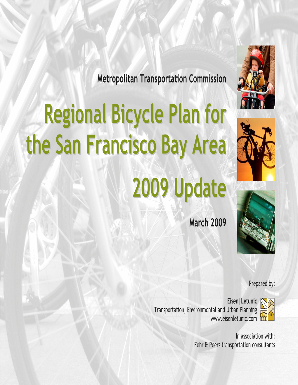 MTC, Regional Bicycle Plan for the San Francisco Bay Area