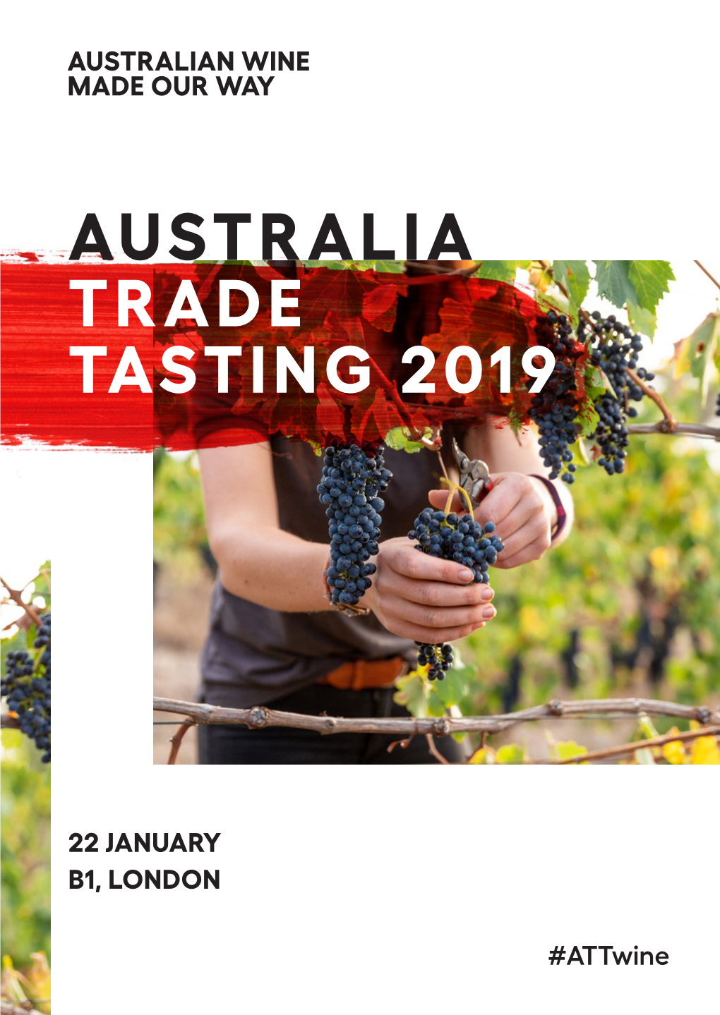Download the Official Tasting Booklet for the London ATT 2019