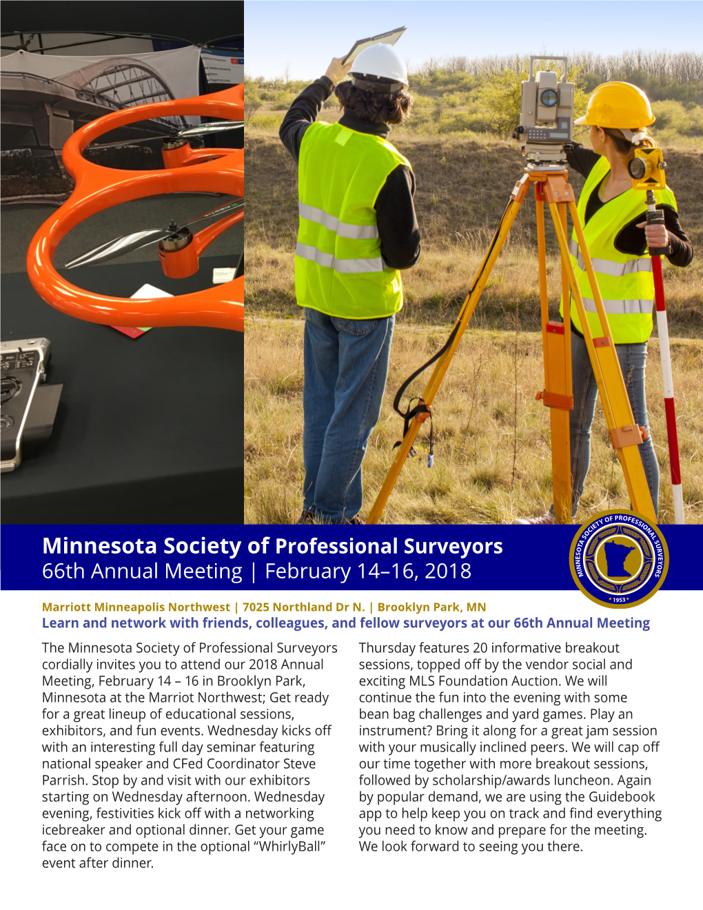 Minnesota Society of Professional Surveyors 66Th Annual Meeting | February 14–16, 2018