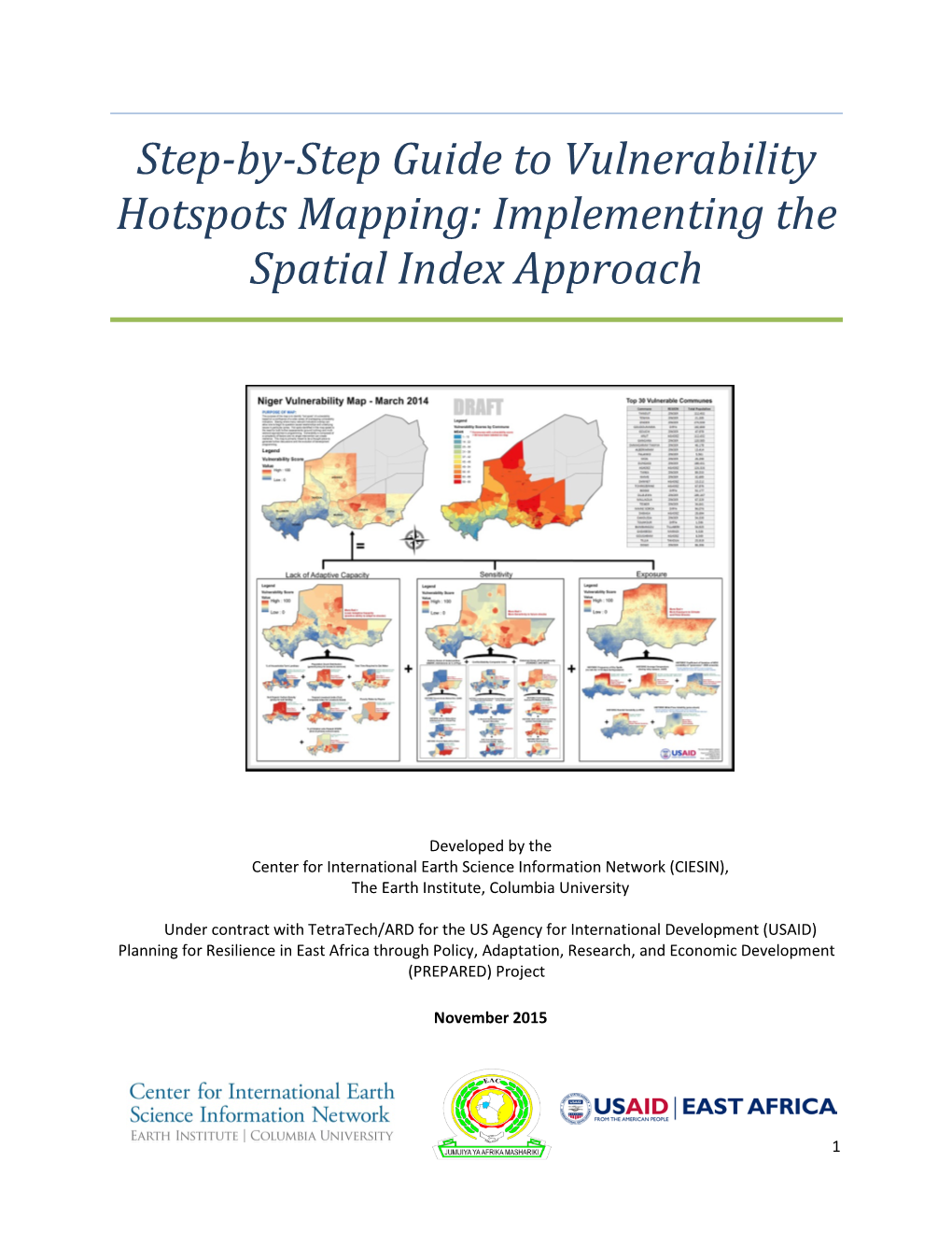 Step-By-Step Guide to Vulnerability Hotspots Mapping: Implementing the Spatial Index Approach