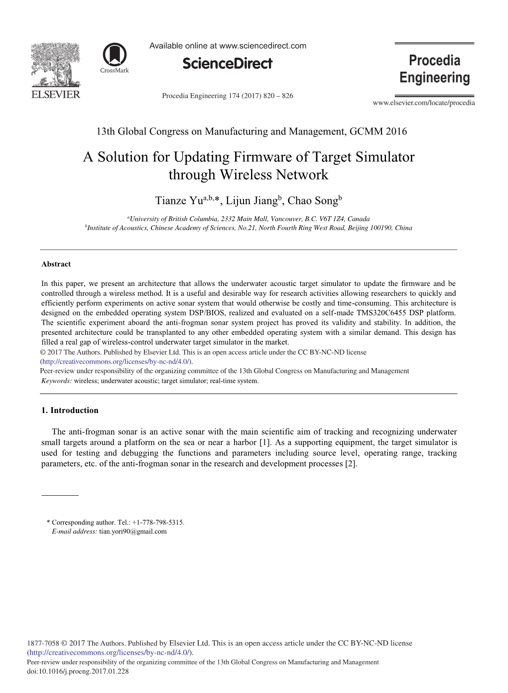 A Solution for Updating Firmware of Target Simulator Through Wireless Network