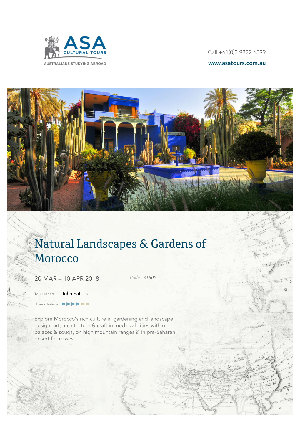 Natural Landscapes & Gardens of Morocco
