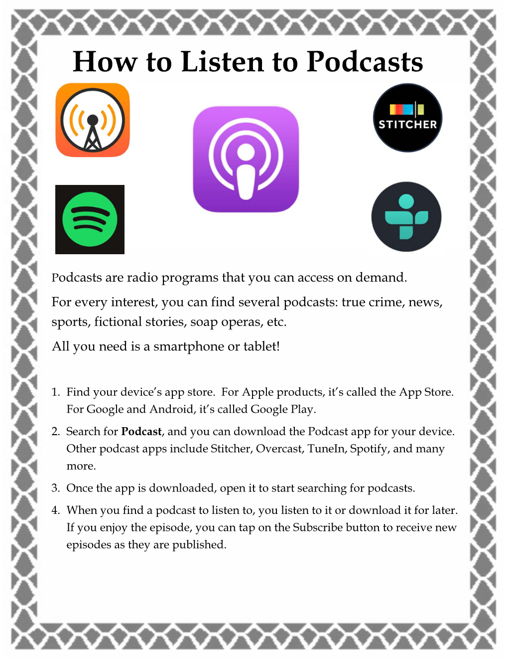 How to Listen to Podcasts